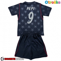 Otroške Nogometnih dresov Združene države Ricardo Pepi #9 Gostujoči SP 2026 Kratki rokavi (+ hlače)
